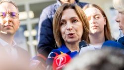 La presidenta de Moldavia, Maia Sandu