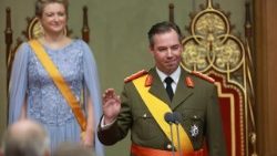 Великият херцог на Люксембург със съпругата си