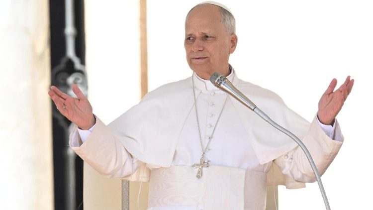 Un momento del Papa en su catequesis