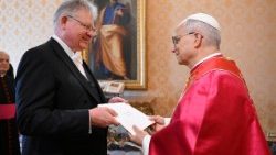 Bruno Kahl überreicht Beglaubigungsschreiben an Papst Leo XIV.
