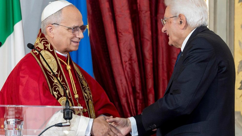 IL PAPA DA MATTARELLA, PRIMA VISITA AL QUIRINALE