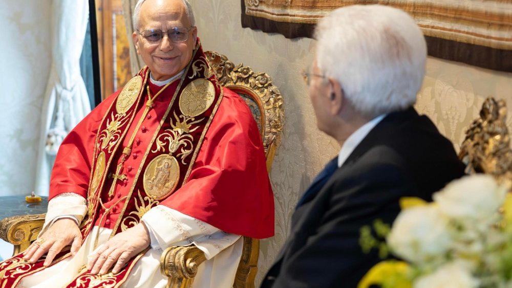 IL PAPA DA MATTARELLA, PRIMA VISITA AL QUIRINALE