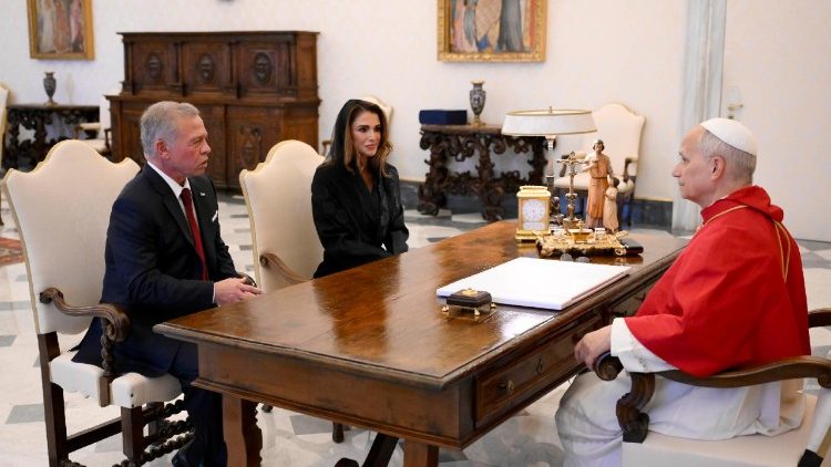 Vaticano, Papa Leone incontra Abdallah II