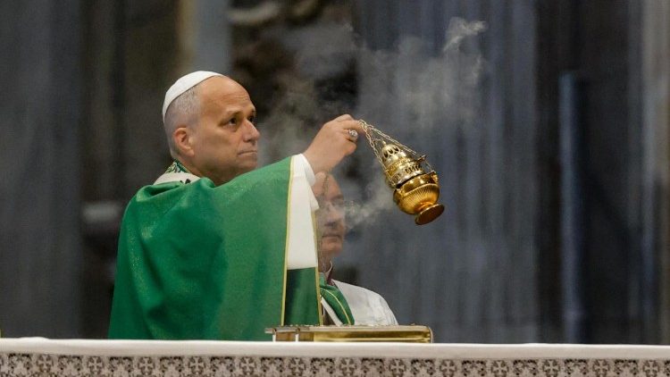 Papa Leone in basilica per la messa delle Equipe Sinodali