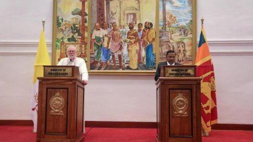 Arcebispo Gallagher se reúne com presidente do Sri Lanka Dissanayake