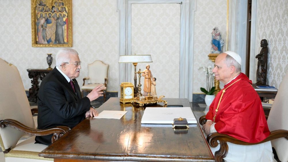 Papa Leone XIV vede Abu Mazen, serve soluzione due Stati