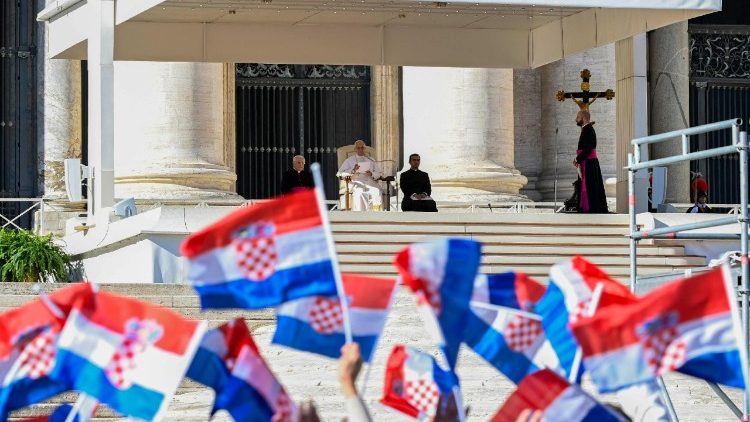Hrvatski hodočasnici na općoj audijenciji u srijedu 12. studenog 2025.