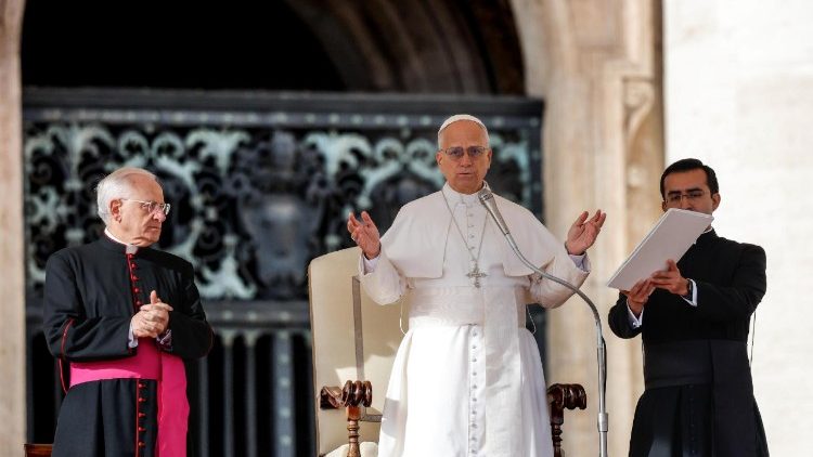 Udienza giubilare, papa Leone in piazza San Pietro