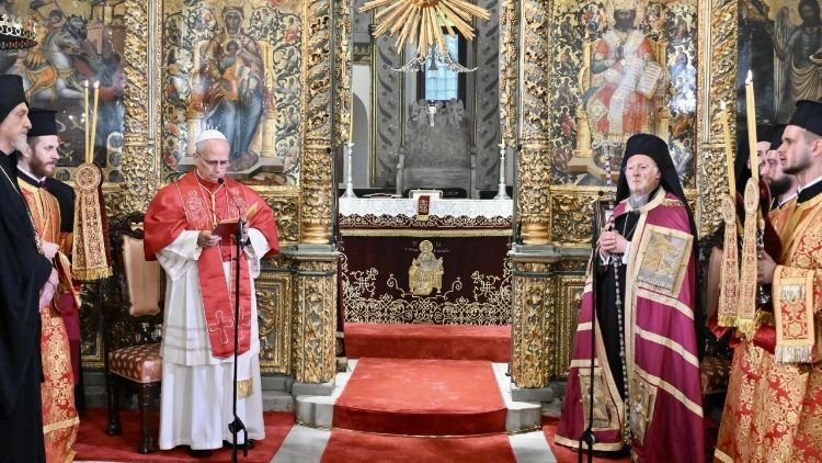 Pāvesta vizīte Stambulas Svētā Jura patriarhālajā katedrālē