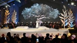 Rencontre interreligieuse lors du voyage de Léon XIV au Liban, le 1er décembre 2025