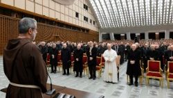 Il Papa assiste alla Predica di Avvento