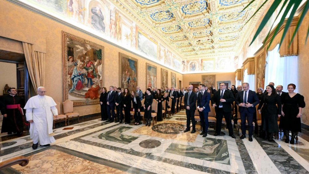 Pope Leo XIV meets delegation of members of the European Parliament' ECR Group