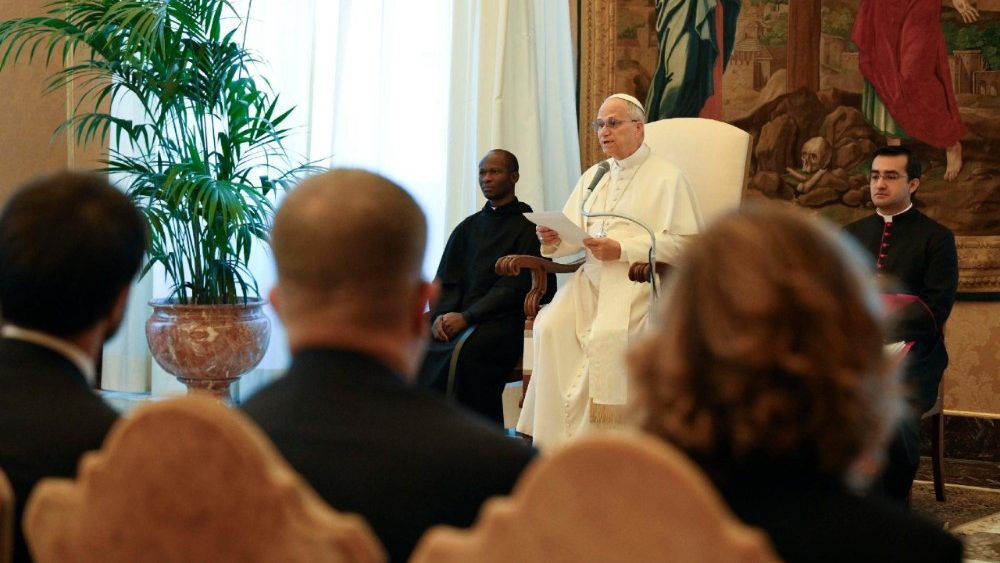 Pope Leo XIV meets delegation of members of the European Parliament' ECR Group