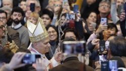 Le Pape lors de la messe pour le jubilé des détenus