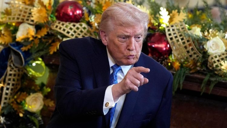 El presidente norteamericano Donald Trump ayer en la Casa Blanca