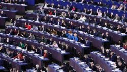 Les eurodéputés en session plénière au Parlement européen de Strasbourg, le 17 décembre 2025. 