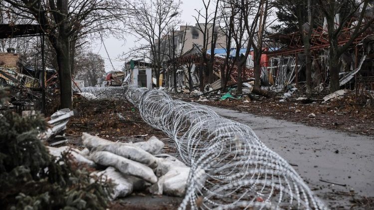 Uma foto divulgada pelo servi&ccedil;o de imprensa da 24&ordf; Brigada Mecanizada das For&ccedil;as Armadas da Ucr&acirc;nia em 22 de dezembro de 2025 mostra a destrui&ccedil;&atilde;o na cidade de Kostiantynivka, na regi&atilde;o de Donetsk, Ucr&acirc;nia, em 20 de dezembro de 2025, em meio &agrave; invas&atilde;o russa em curso.