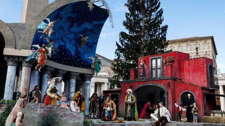 Bilde tatt i forbindelse med angelusbønnen 26. desember 2025