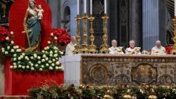 Újévi szentmise Isten Anyja ünnepén