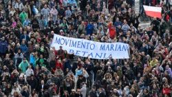 Éppen elállt az eső a déli Úrangyala imádságra 