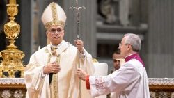 Леў XIV падчас Імшы ва ўрачыстасць Аб’яўлення Пана. 6.2.2026