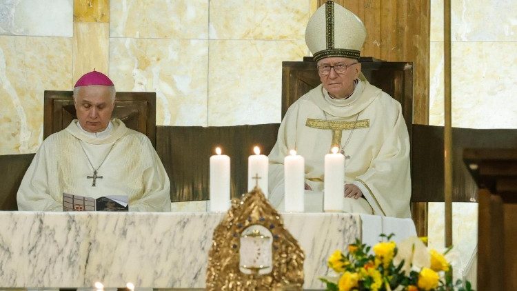 Кардынал П’етра Паралін узначаліў урачыстасць выстаўлення рэліквій святога П’ера Джорджа Фрасаці