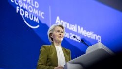L'intervento della presidente della Commissione Ue von der Leyen al Forum di Davos