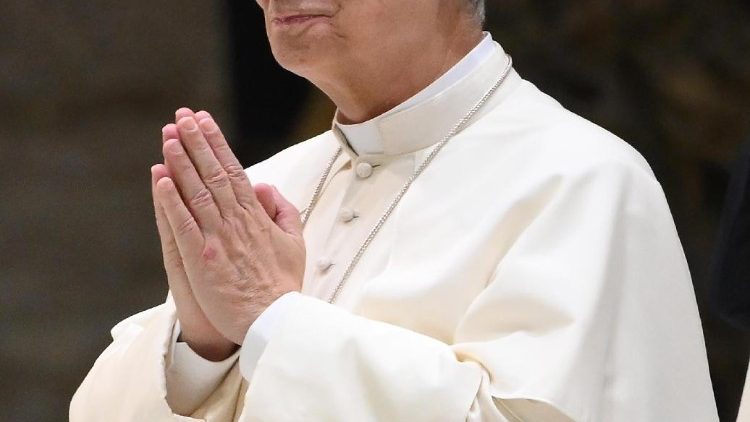 Papa Leone in Aula Paolo VI per l'udienza generale