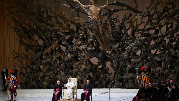 Papst Leo bei der Generalaudienz