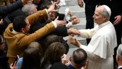 Леў XIV падчас агульнай аўдыенцыі