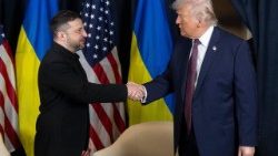 Zelensky na Trump.