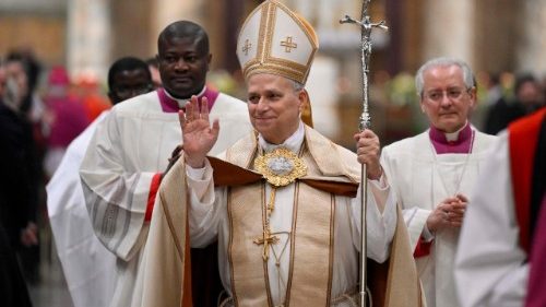 Pope Leo XIV leads Vespers in Rome