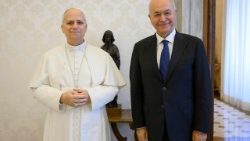 திருத்தந்தையுடன் பர்ஹாம் சாலிஹ் 