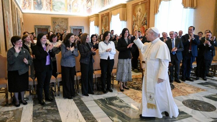 Bei der Audienz im Vatikan an diesem Donnerstag