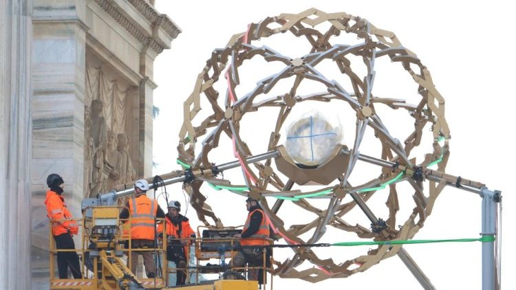 I lavori per il Braciere Olimpico Milano Cortina 2026