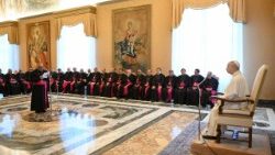 ಪೆರುವಿಯನ್ ಬಿಷಪ್ ಗಳೊಂದಿಗೆ ಜಗದ್ಗುರು ಲಿಯೋರವರ ಅನಿರೀಕ್ಷಿತ ಸಭೆ.