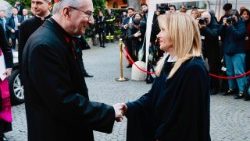 Meloni a palazzo Borromeo per celebrazione anniversario Patti Lateranensi