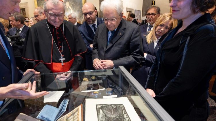 Die Feier mit Sergio Mattarella, Staatspr&auml;sident der Republik Italien