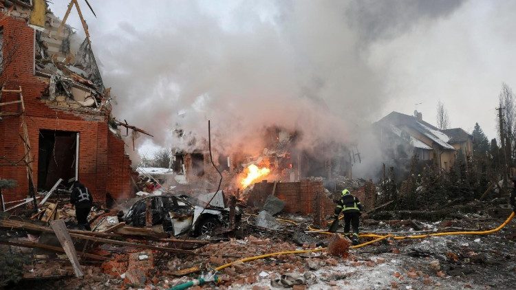 Пасля расійскага ракетнага ўдара па Кіеве