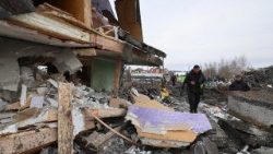 Aftermath of overnight Russian strikes on Kyiv and surrounding districts