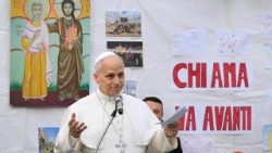 റോമിൽ, ക്വാർത്തിചോളയിലെ സ്വർഗ്ഗാരോഹണ ഇടവകയിൽ, ലിയോ പതിനാലാമൻ പാപ്പാ