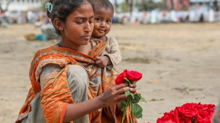 Welttag der Frauen in Dhaka, Bangladesch