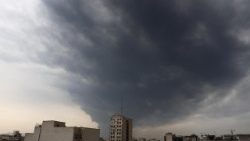 Rauch über Teheran