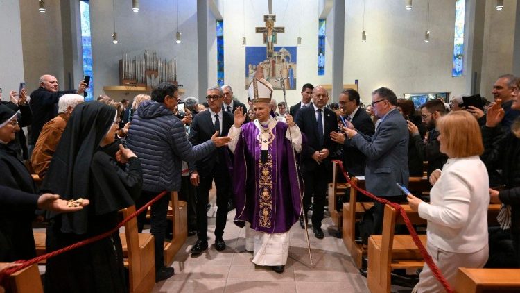 Pope Leo XIV visits the parish of St. Mary of the Presentation in Rome