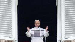 Papst Leo XIV. beim Angelus am 22. März