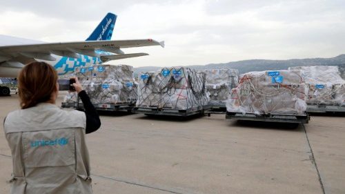 ലെബനനിൽ 32.5 ടൺ അടിയന്തര മെഡിക്കൽ സാധനങ്ങൾ കൂടി എത്തിച്ച് യൂണിസെഫ്