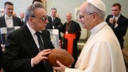 Le Pape a reçu ce lundi 30 mars au Vatican les membres de la Fondation Ausilia.  