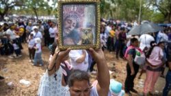 Un momento della Via Crucis a Managua, Nicaragua