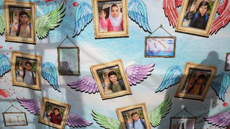 Memorial ceremony for Minab school children killed in an airstrike