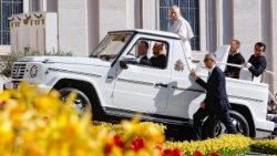 Pope Leo holds his Wednesday General Audience in the Vatican